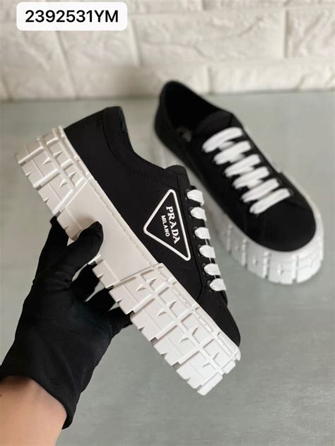 prada platform sneakers outfit